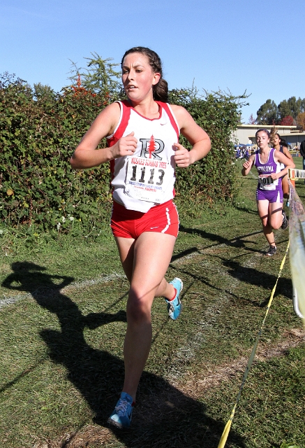 NCS XC D3 Girls-125.JPG - 2009 North Coast Section Cross Country Championships, Hayward High School, Hayward, California